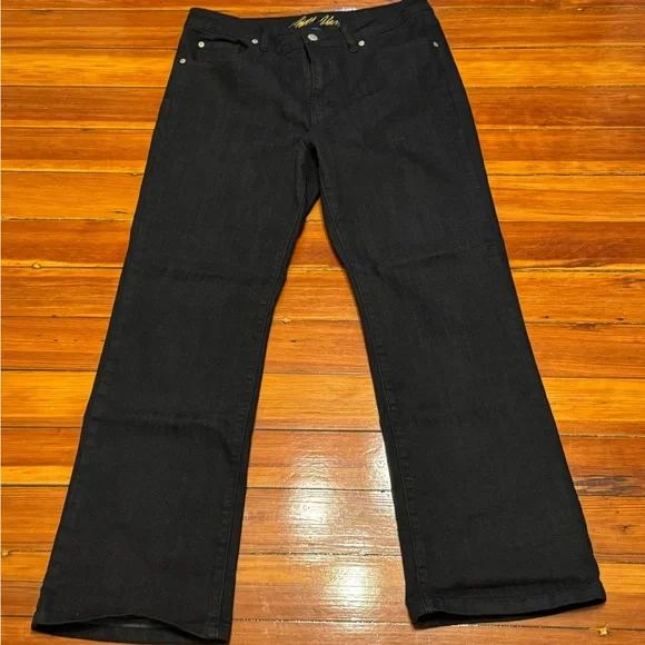 Bill Blass Vintage Dark Denim Blue 90s Business Casual Office Collegiate Jeans - Picture 2 of 5